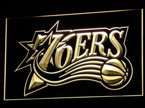 Philadelphia 76ers 1997-2009 Logo LED Neon Sign